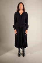 Pull Col Lavallière Ruba - Noir