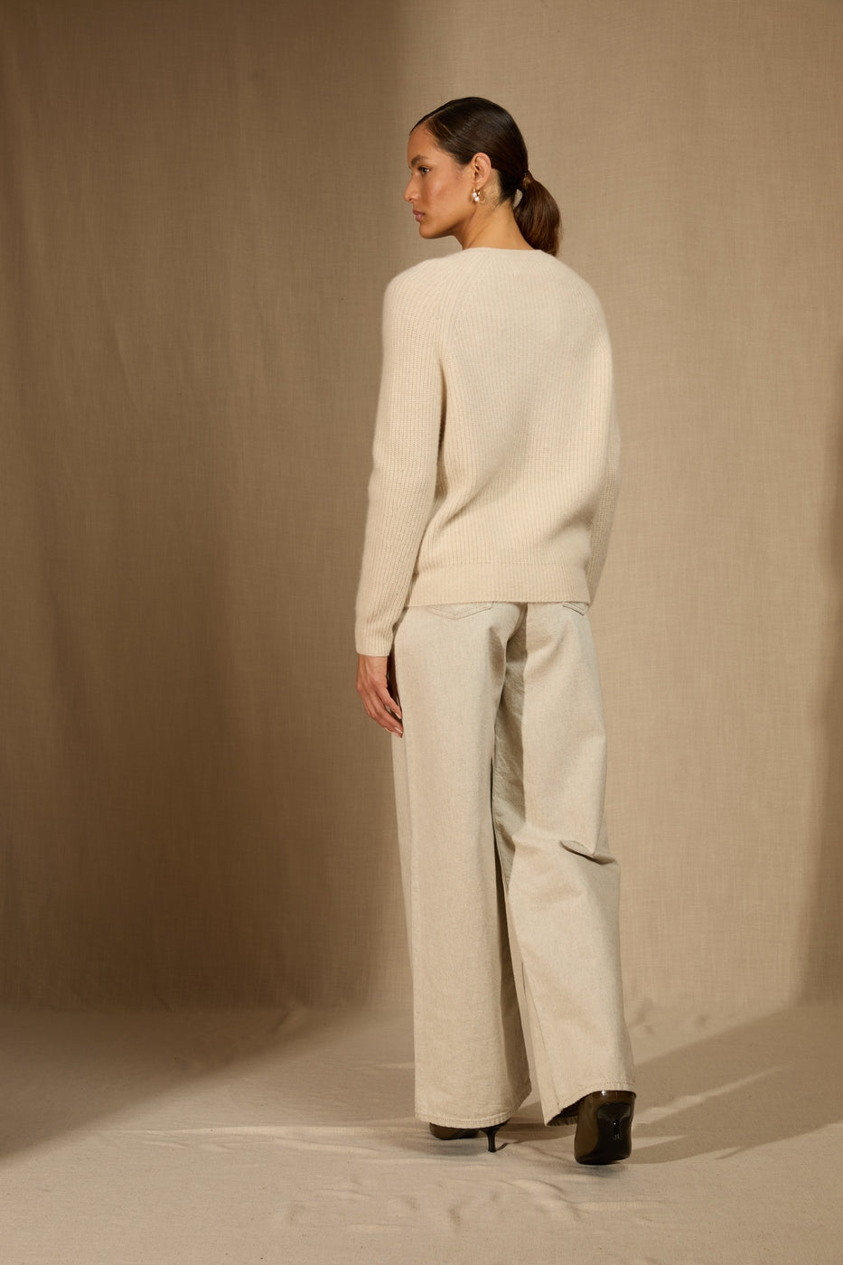 Pull Col Rond 4 Fils - Oceane - Avoine