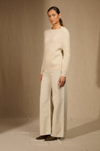 Pull Col Rond 4 Fils - Oceane - Avoine