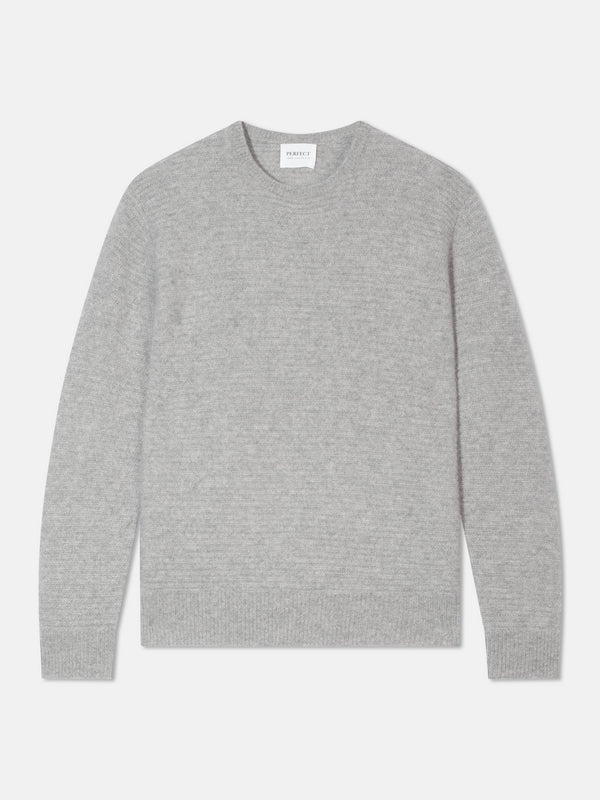 Jersey Cuello Redondo 4 Cabos Vulcano - Gris Nube Vigoré