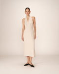 Vestido Midi Perla - Beige
