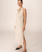 Vestido Midi Perla - Beige