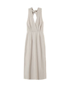 Vestido Midi Perla - Beige