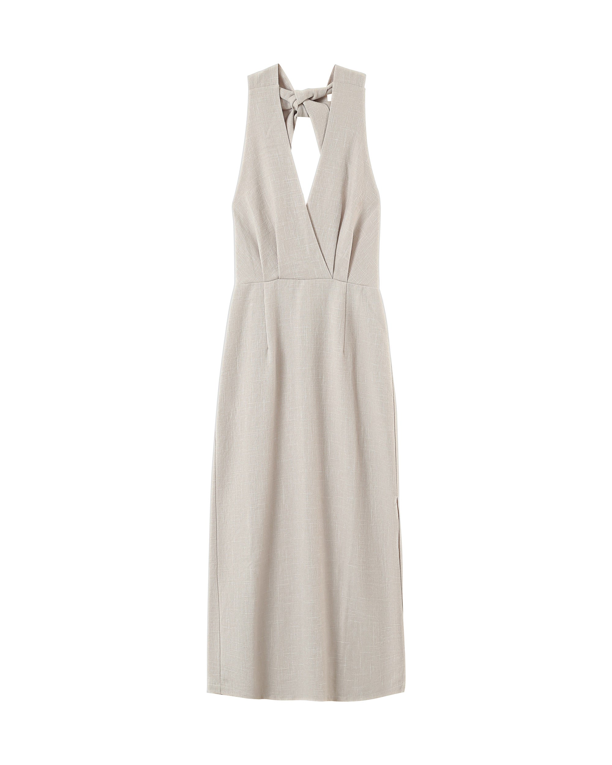 Vestido Midi Perla - Beige