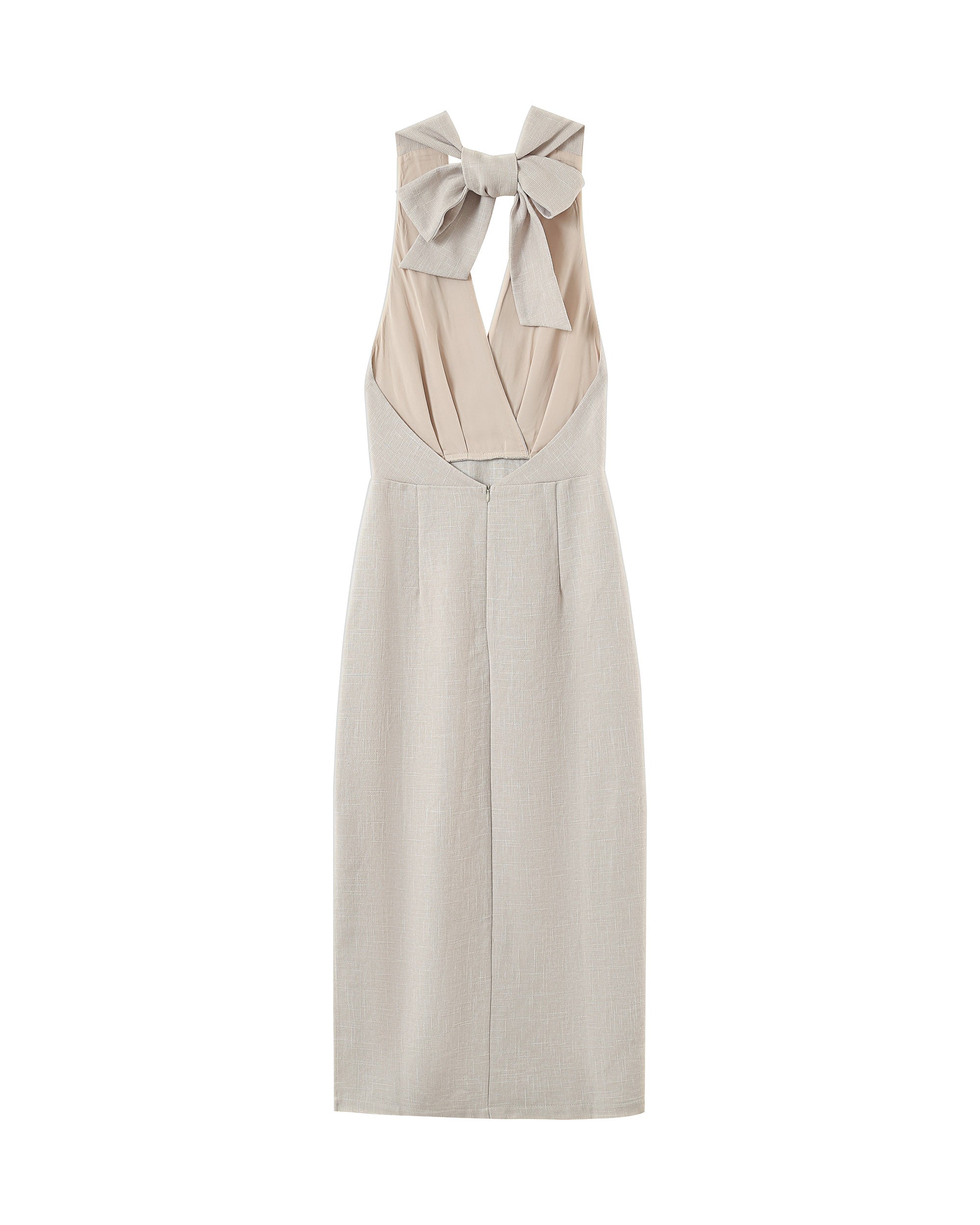 Vestido Midi Perla - Beige