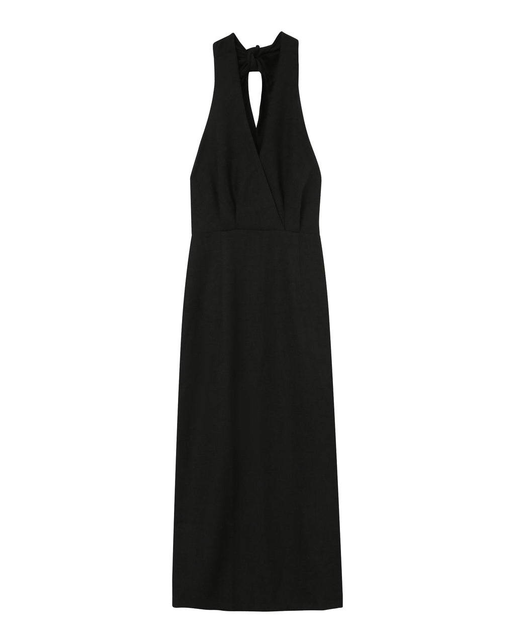 Robe Mi-Longue Perla - Noir