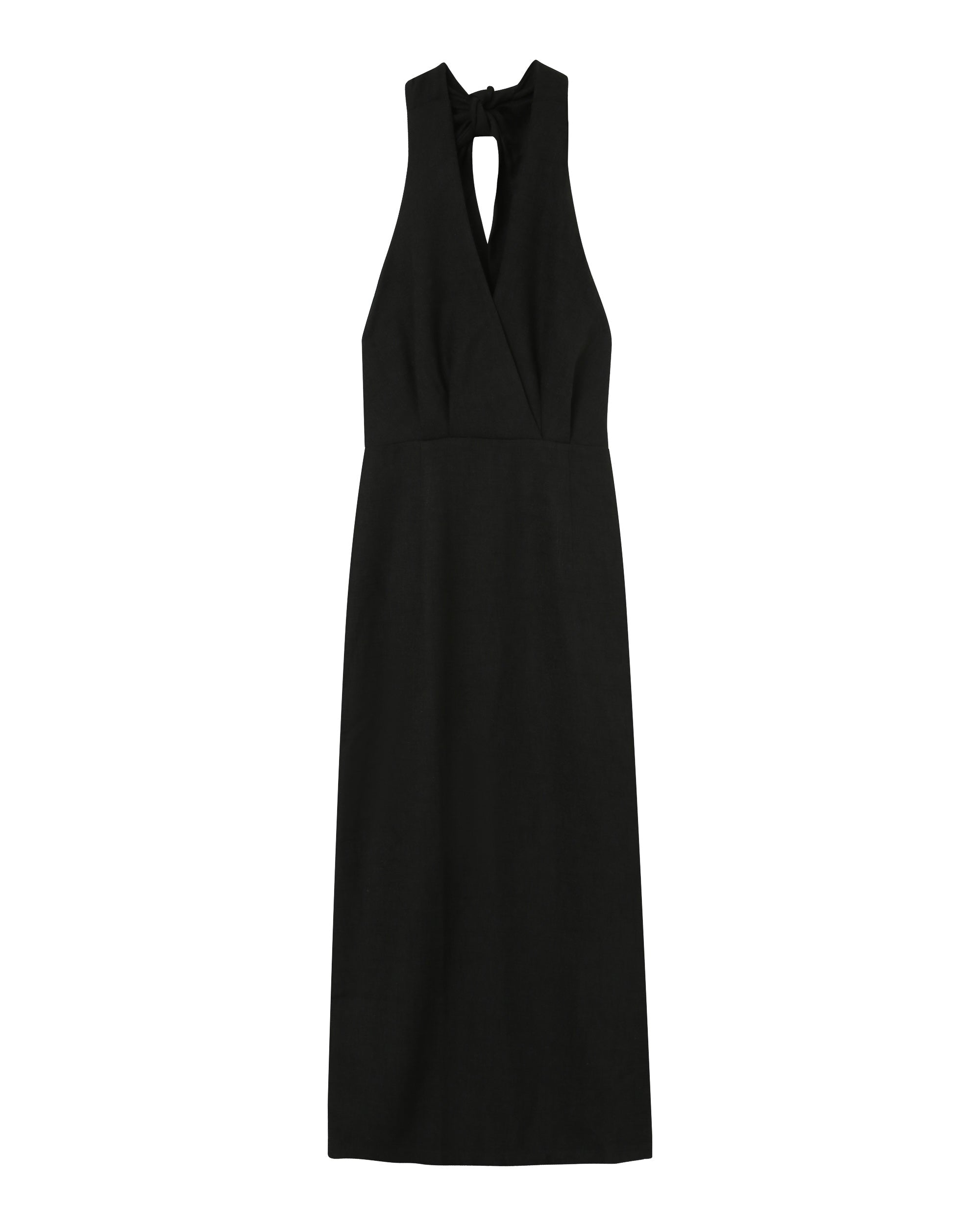 Robe Mi-Longue Perla - Noir
