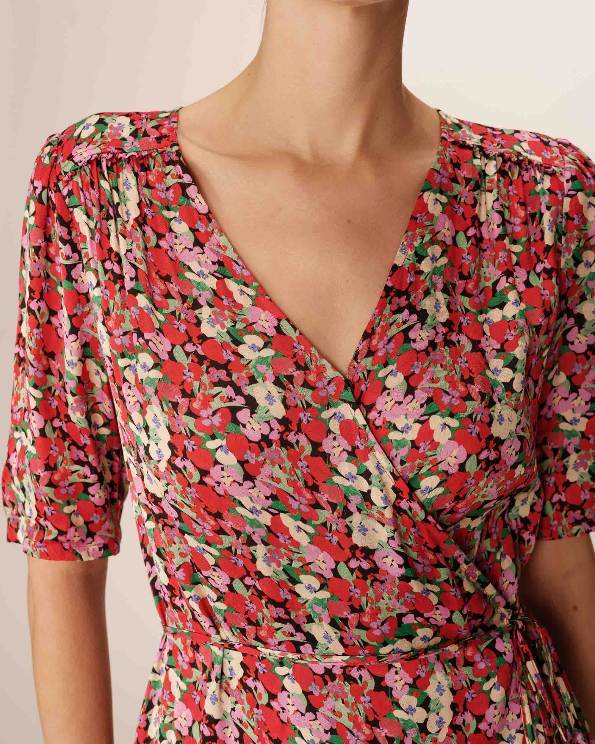 Vestido Largo Perline - Rojo