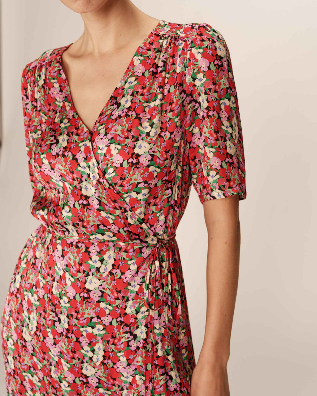 Vestido Largo Perline - Rojo
