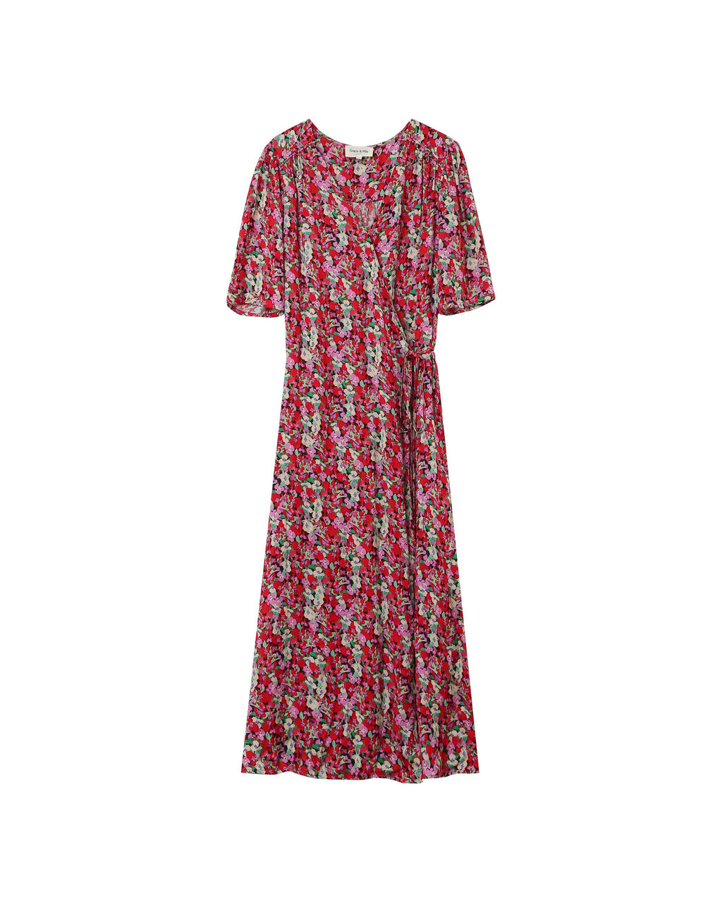 Vestido Largo Perline - Rojo