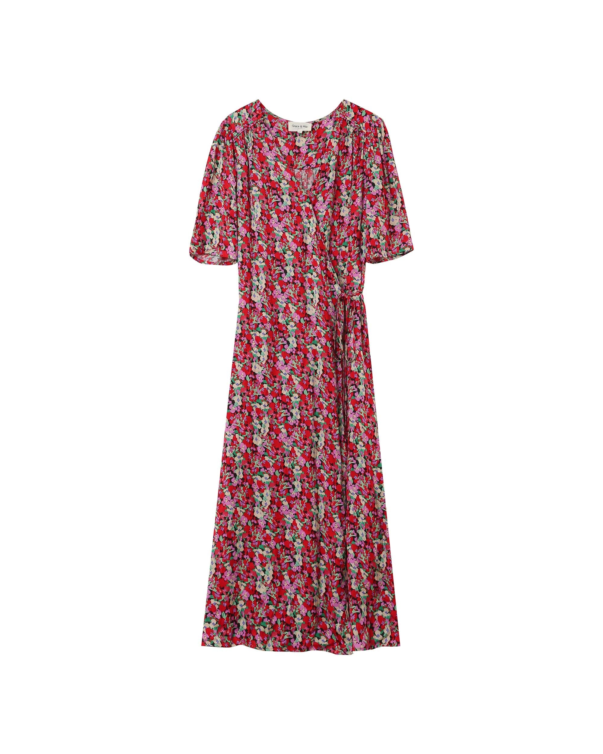 Vestido Largo Perline - Rojo
