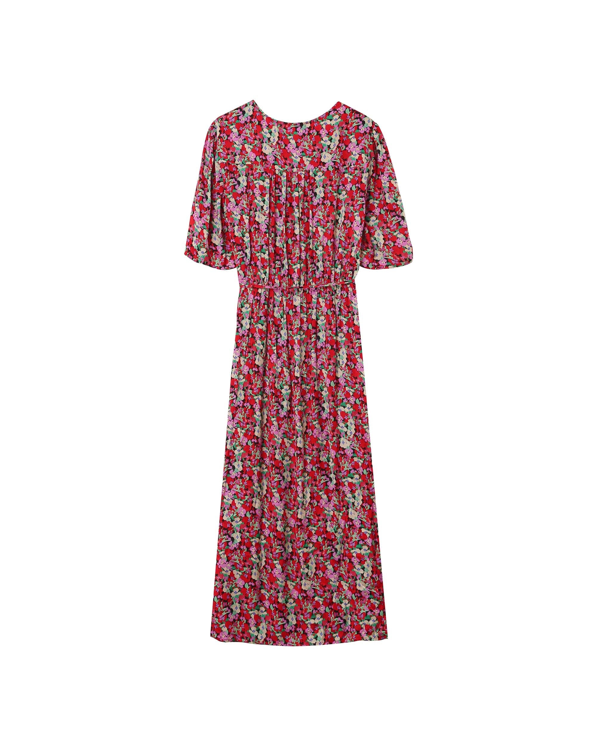 Vestido Largo Perline - Rojo