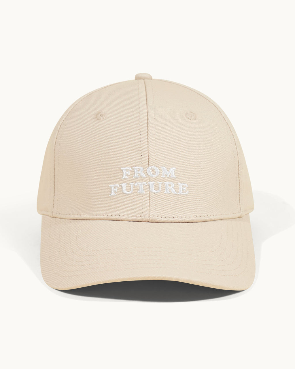 From Future Curved-Brim Cap - Sand - Unisex