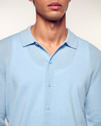 Camisa de manga larga - Azul bebé