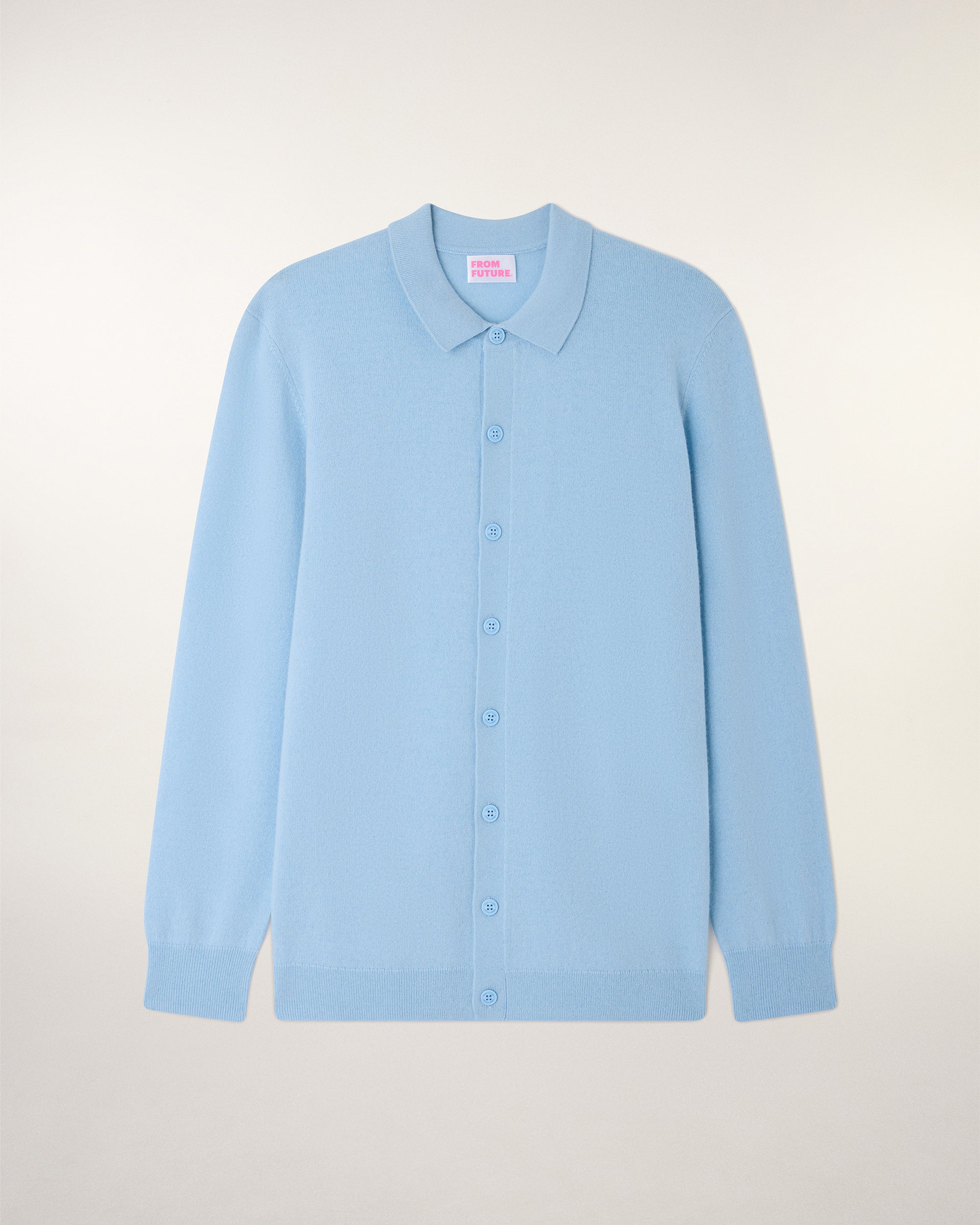 Camisa de manga larga - Azul bebé