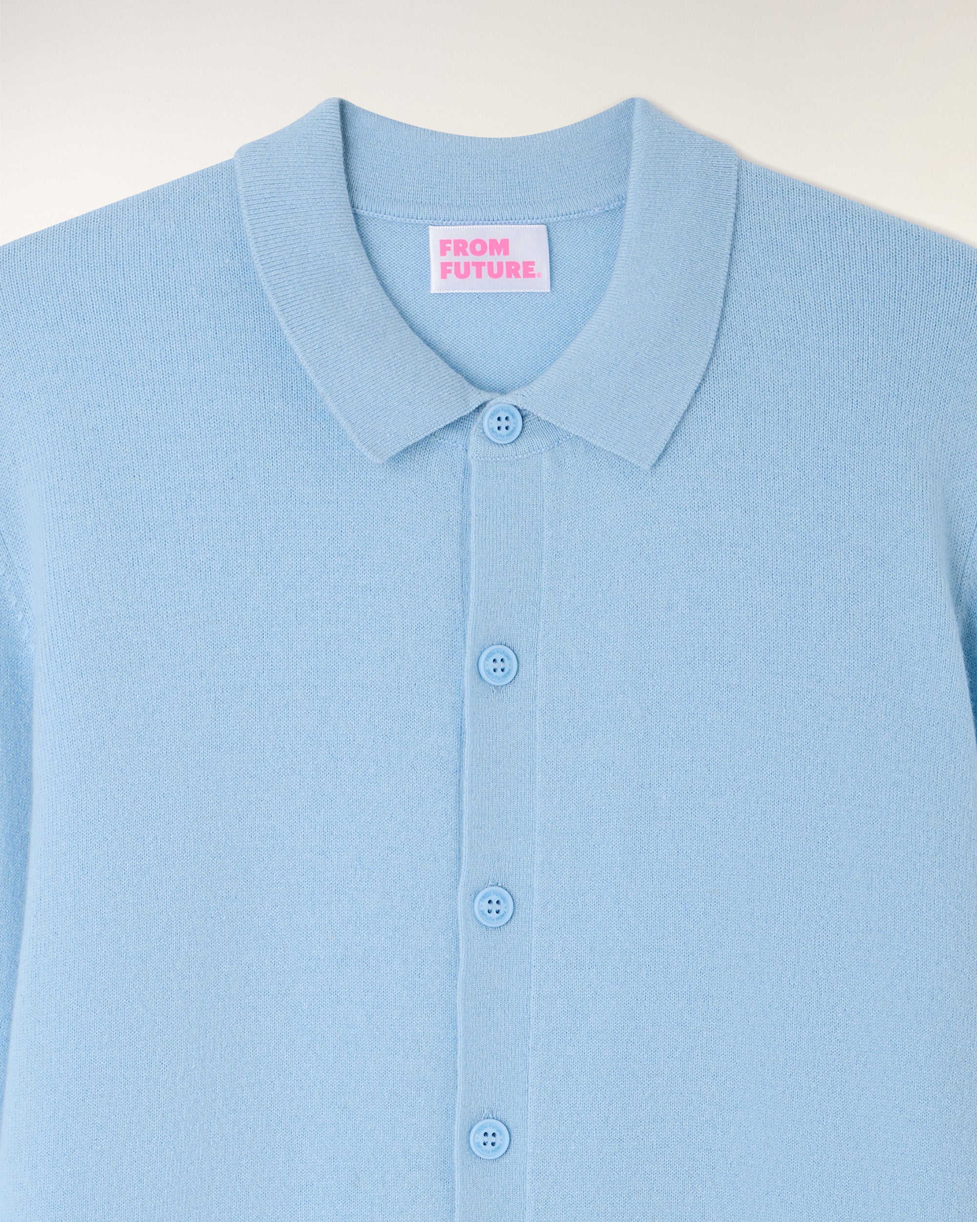 Camisa de manga larga - Azul bebé