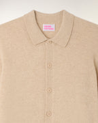 Camisa de manga larga - Beige jaspeado