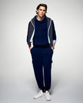Pantalón de Chándal Recto Cargo - Navy - Hombre