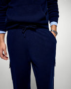 Pantalón de Chándal Recto Cargo - Navy - Hombre