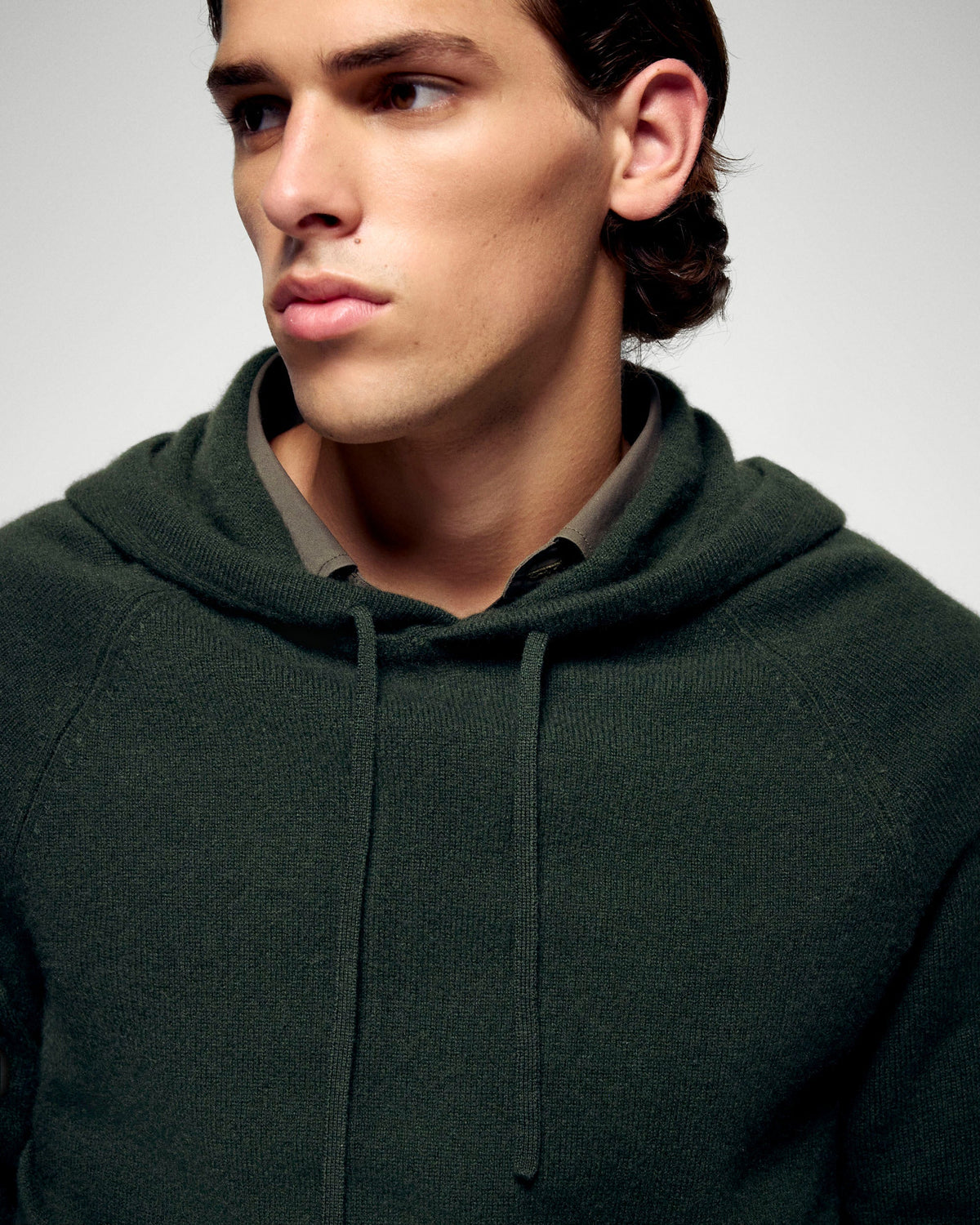 Pull Hoodie - Kaki - Homme
