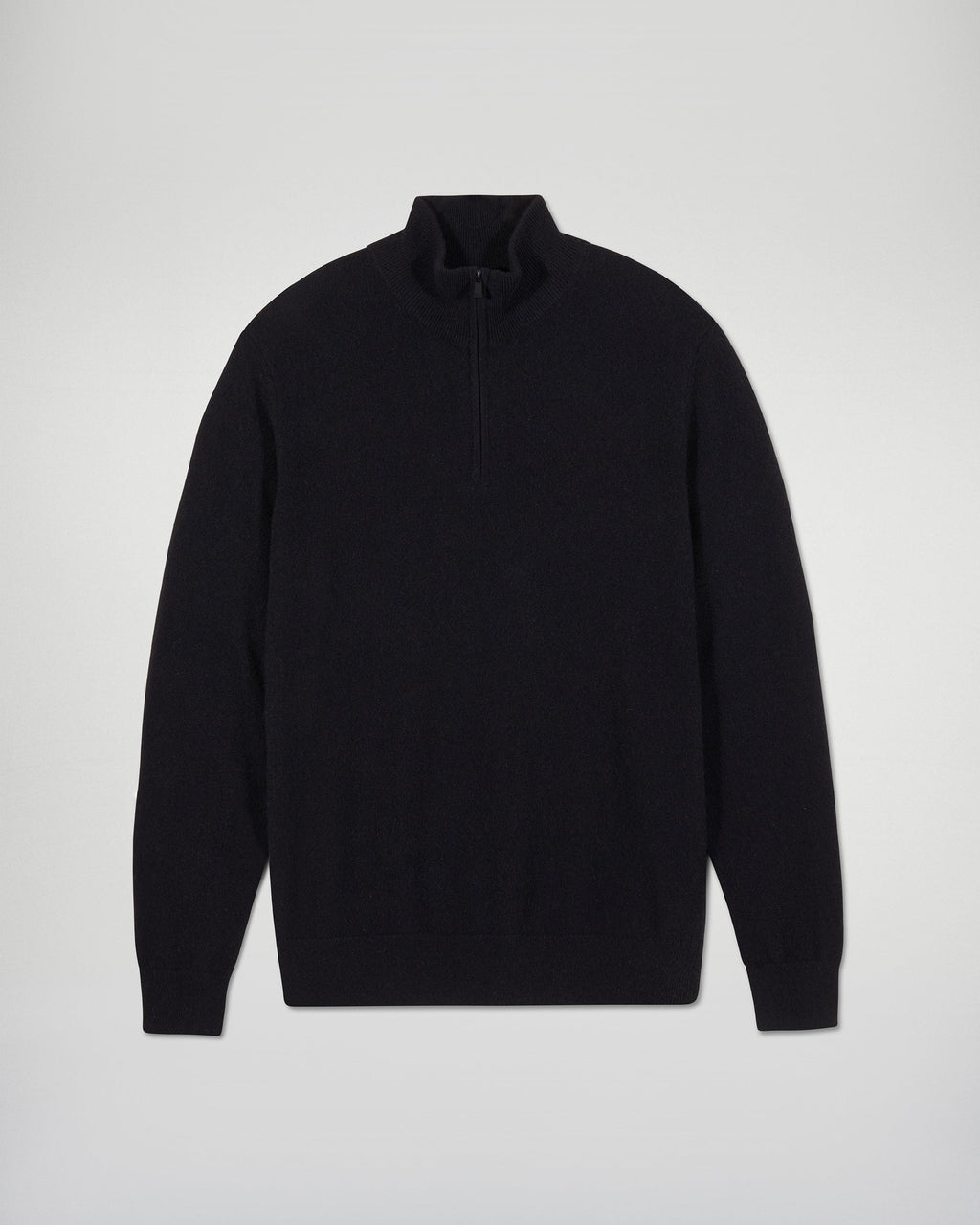 Jersey de cuello camionero - Negro - Hombre