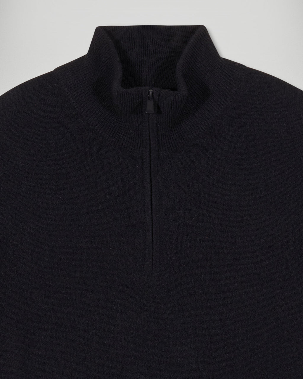 Jersey de cuello camionero - Negro - Hombre