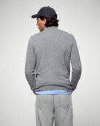 Pull Col Camionneur - Gris Chiné Foncé - Homme