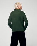Jersey oversize de cuello camionero - Caqui - Hombre