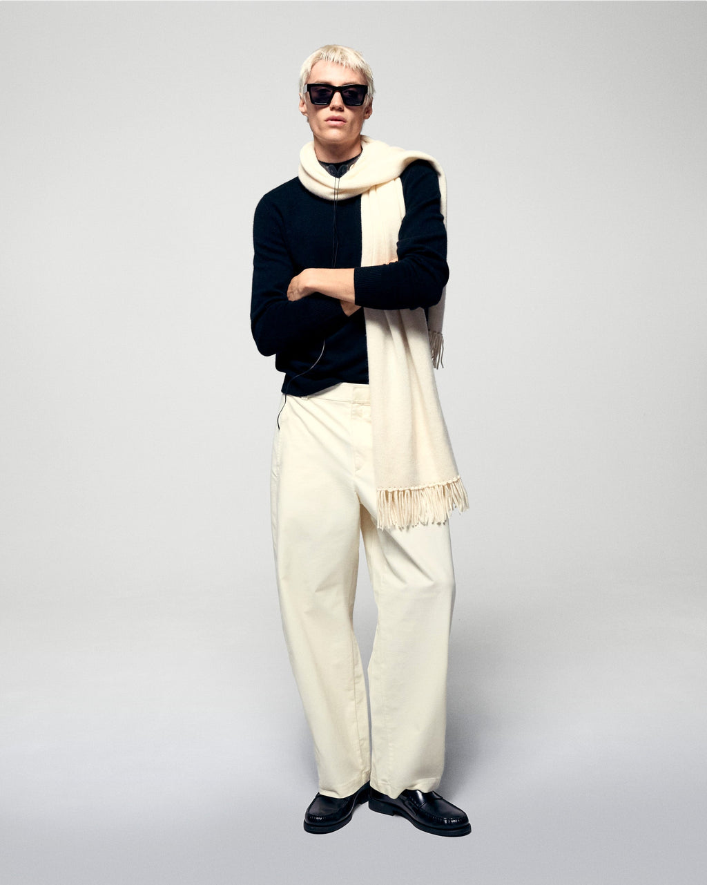 Jersey de Cuello Alto - Negro - Hombre
