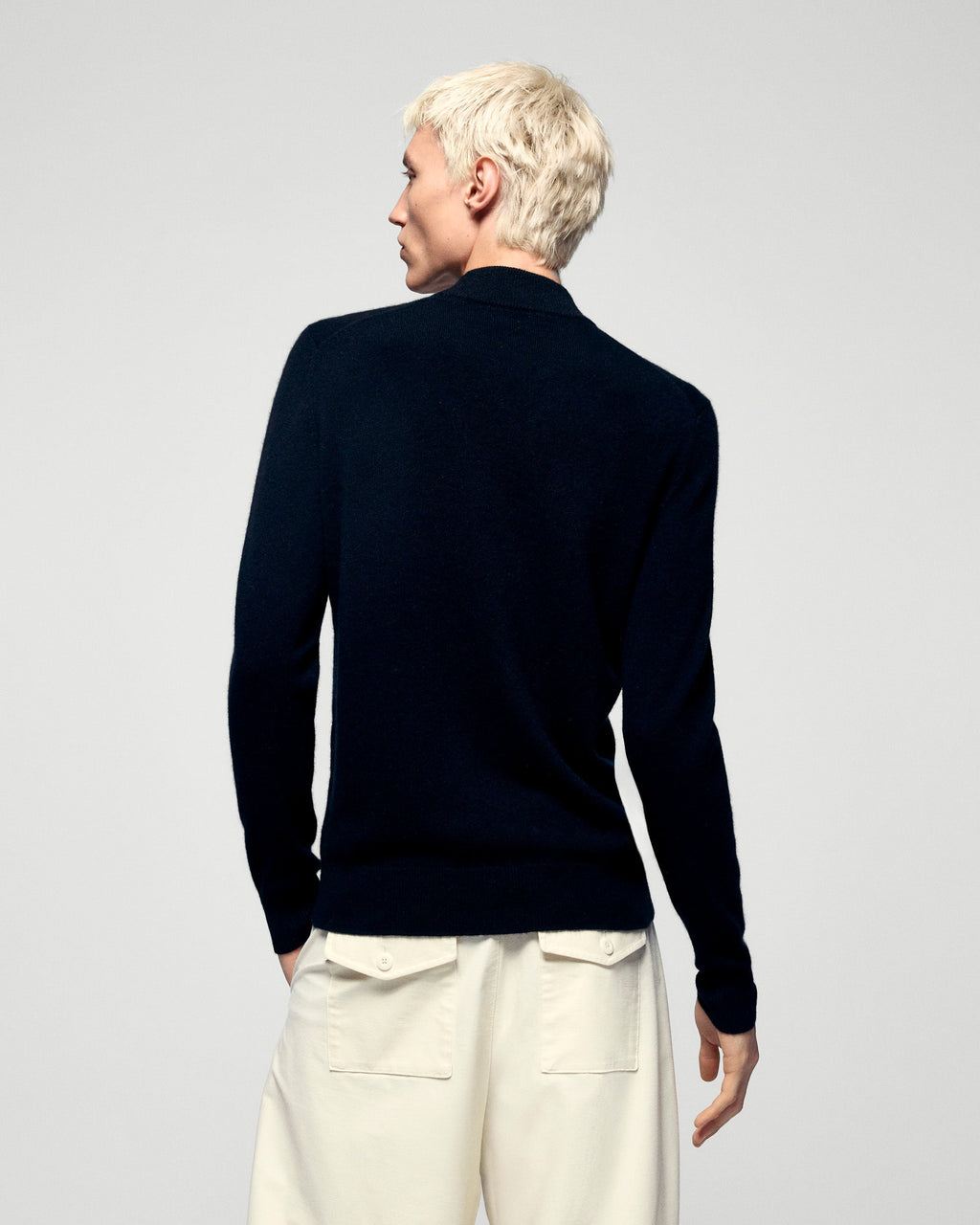 Jersey de Cuello Alto - Negro - Hombre