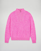 Maglione Collo Zip - Luminous Pink - Uomo