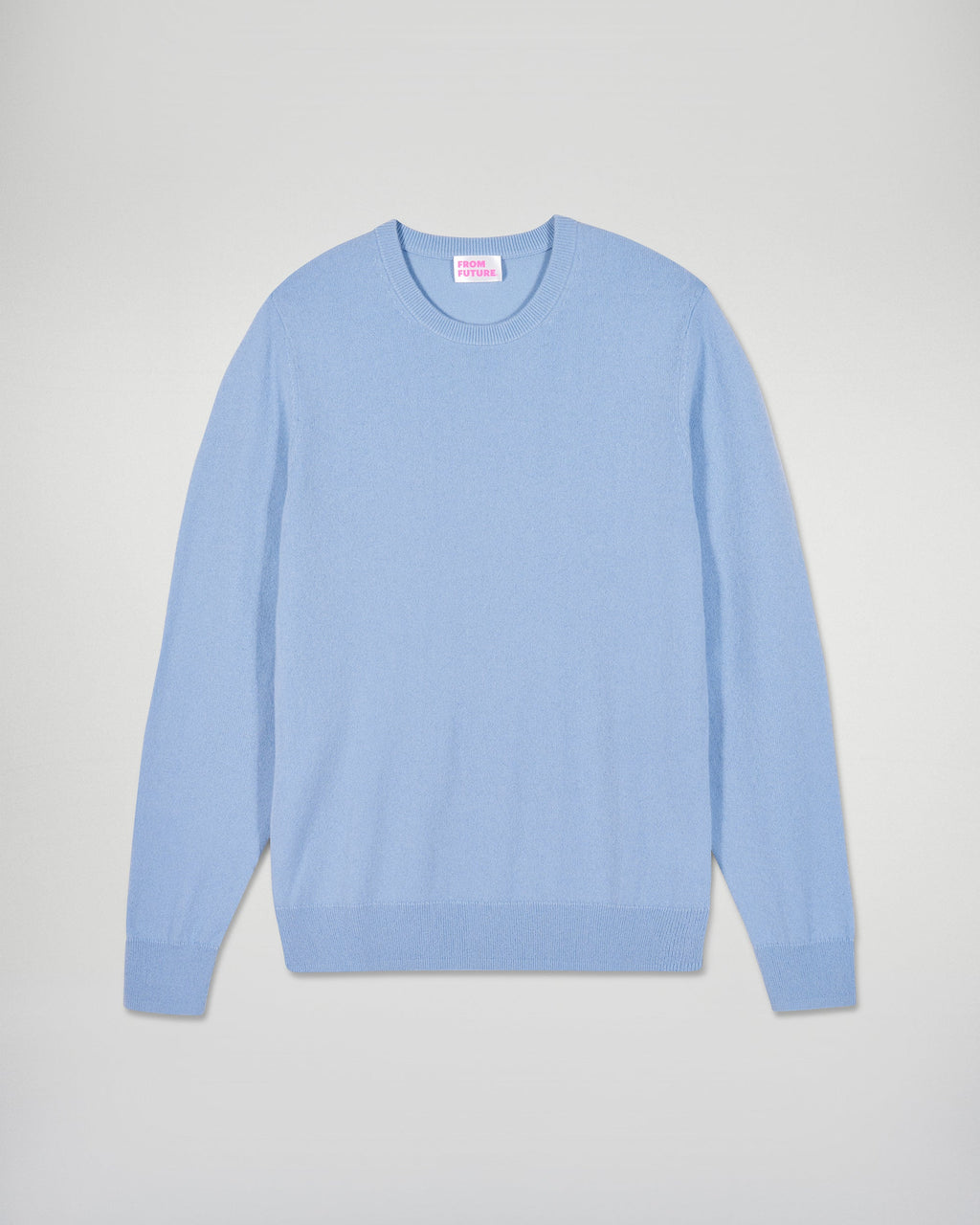 Jersey de Cuello Redondo - Azul Suave - Hombre