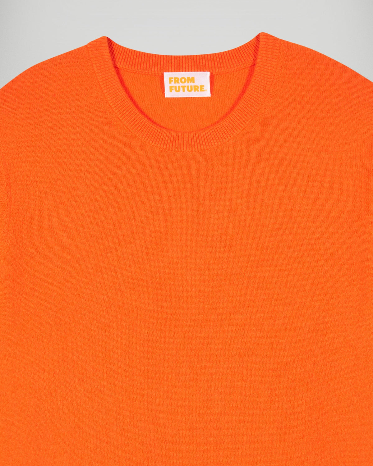 Jersey de cuello redondo - Naranja dorado - Hombre
