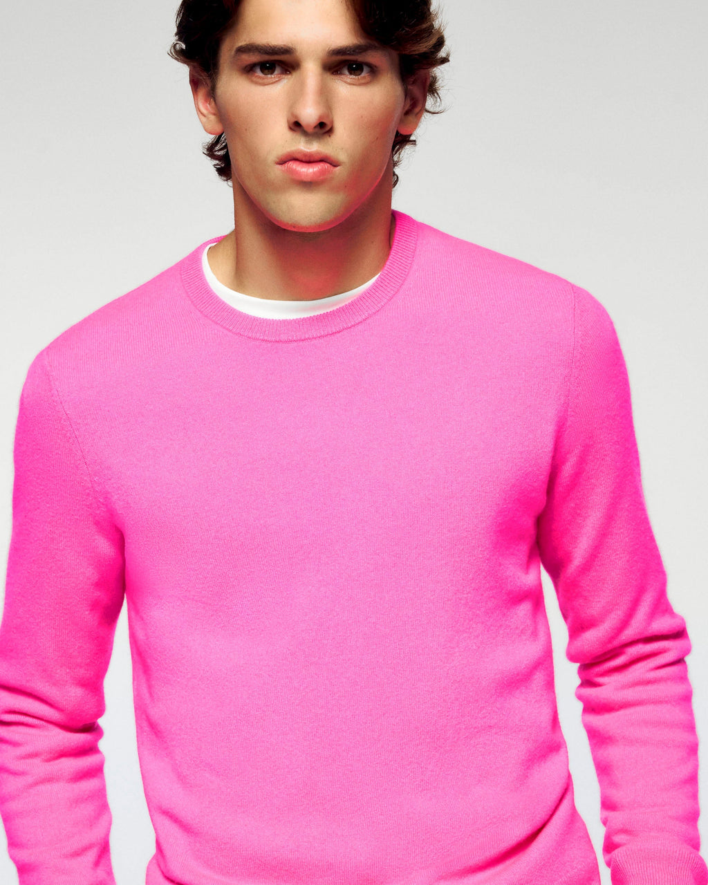 Crew-Neck Jumper - Cosmic Pink - Men