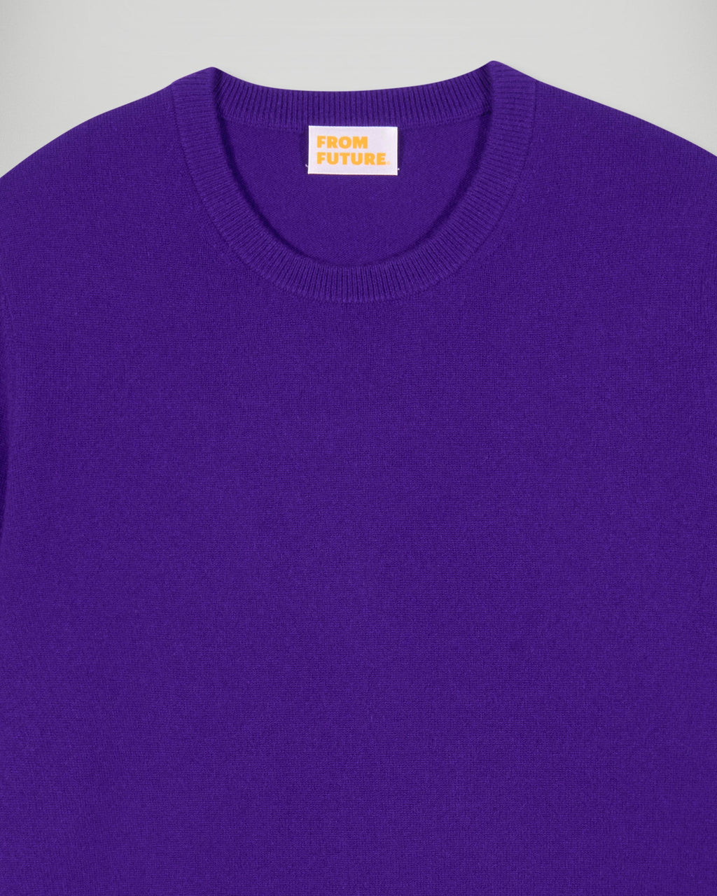 Jersey de cuello redondo - Morado terciopelo - Hombre