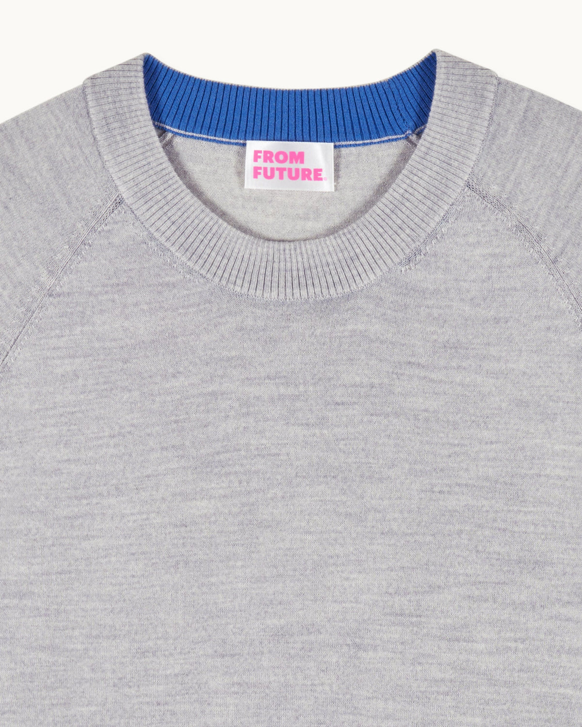 Jersey de cuello redondo - 1502 Gris jaspeado claro - Hombre