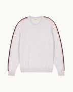 Crew-Neck Jumper - Light Heather Grey - Men
