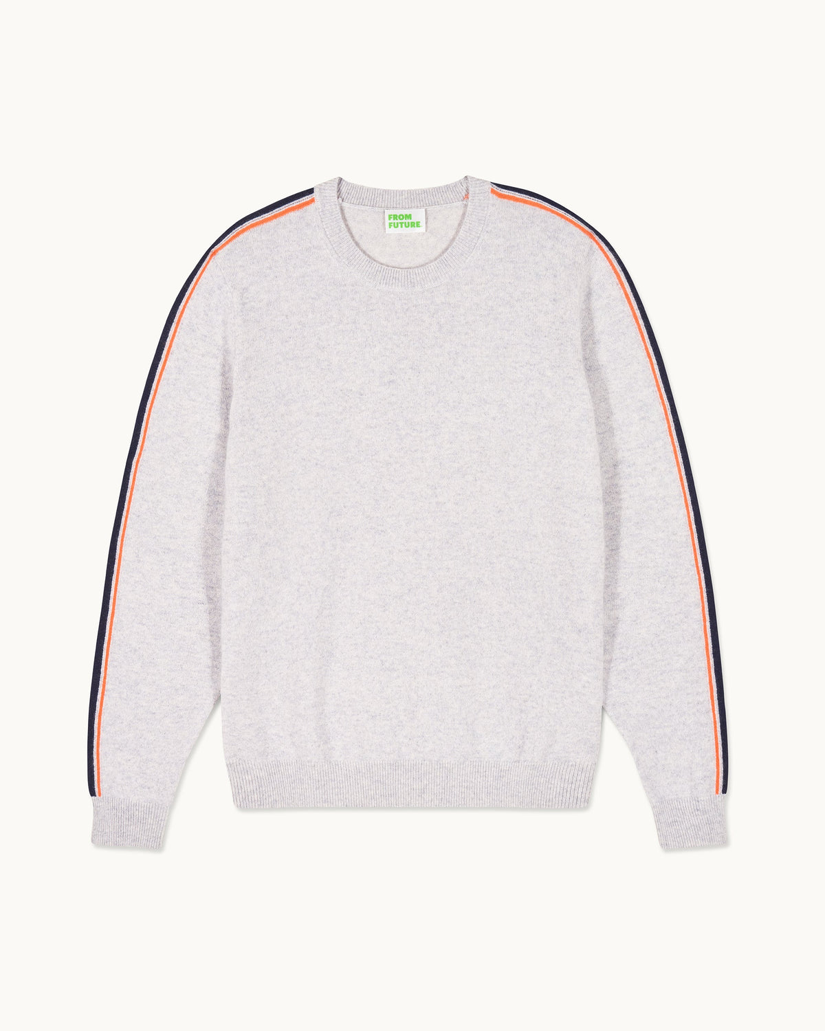 Crew-Neck Jumper - Light Heather Grey - Men