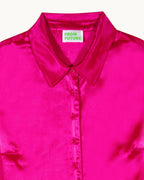 Camisa de Manga Larga Emma - Tropical Raspbe - Mujer