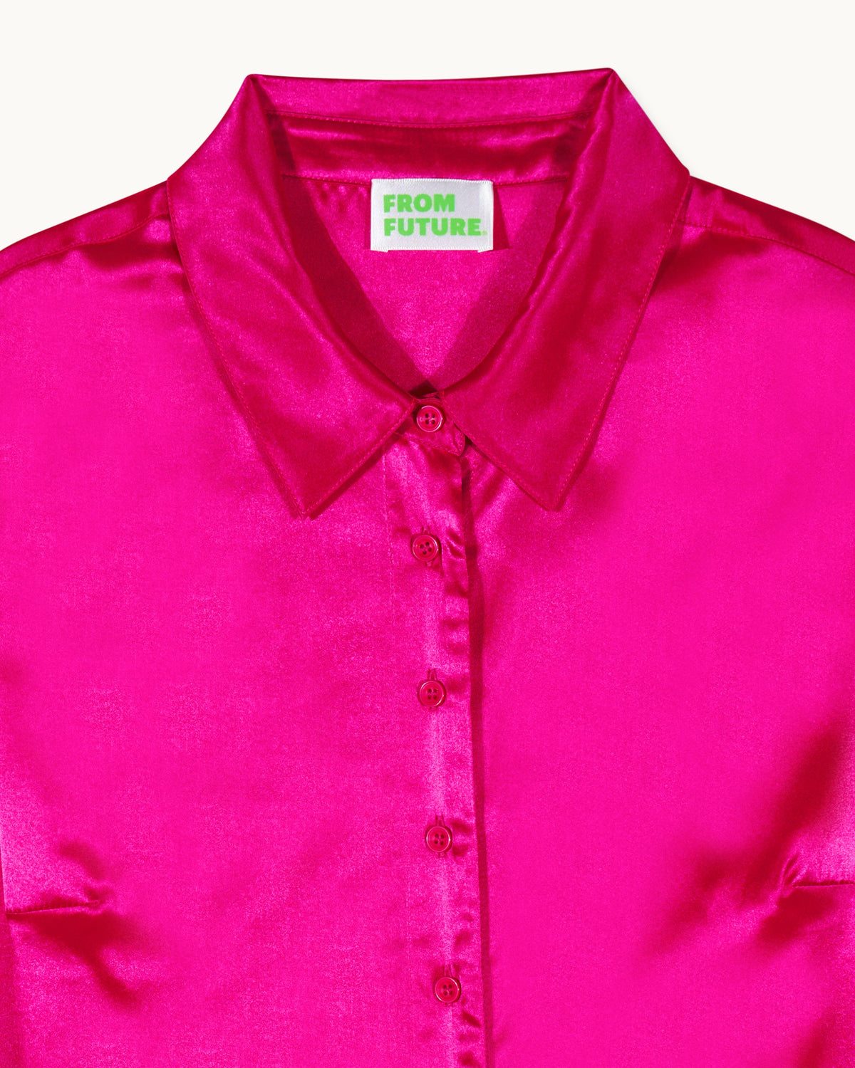 Camisa de Manga Larga Emma - Tropical Raspbe - Mujer
