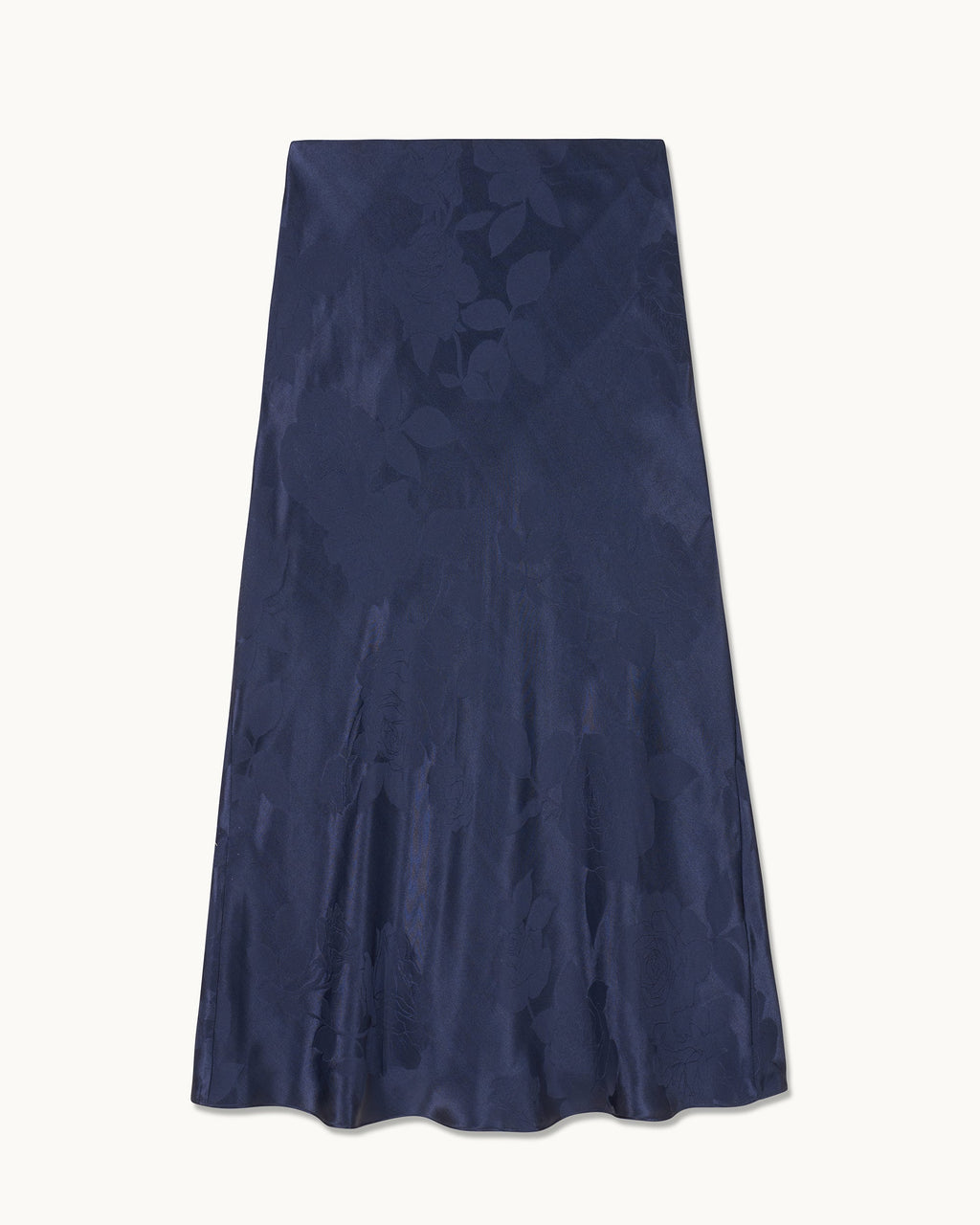 Gonna Midi Gina - Navy Jacquard - Donna