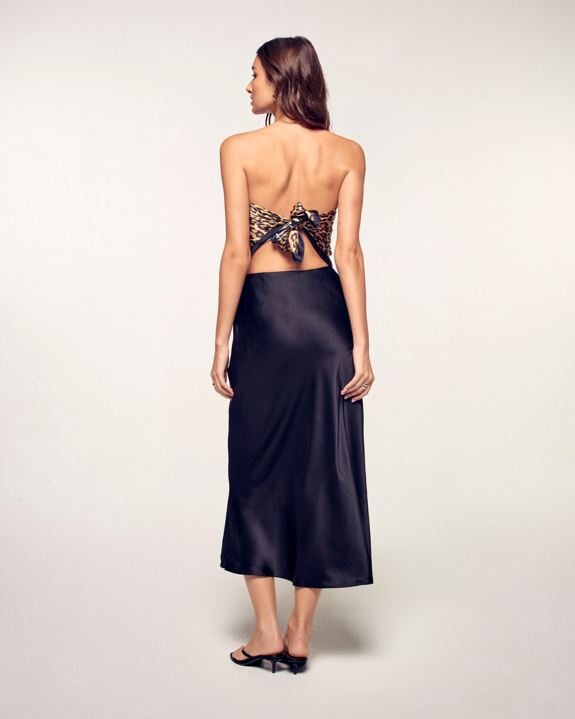 Vicky Midi Skirt - Black
