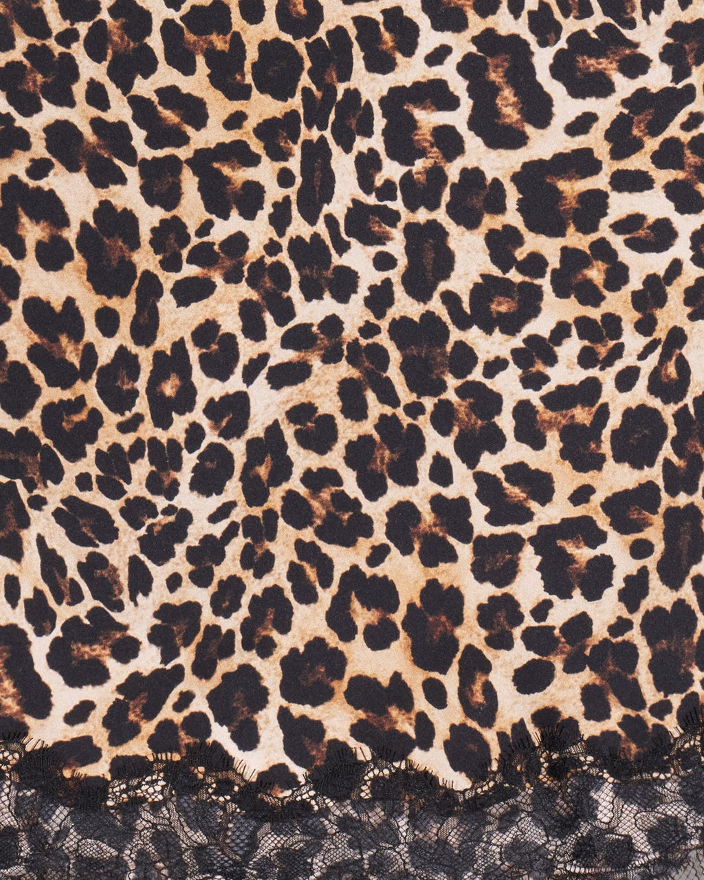 Lace Mini Skirt - Winter Leopard - Women