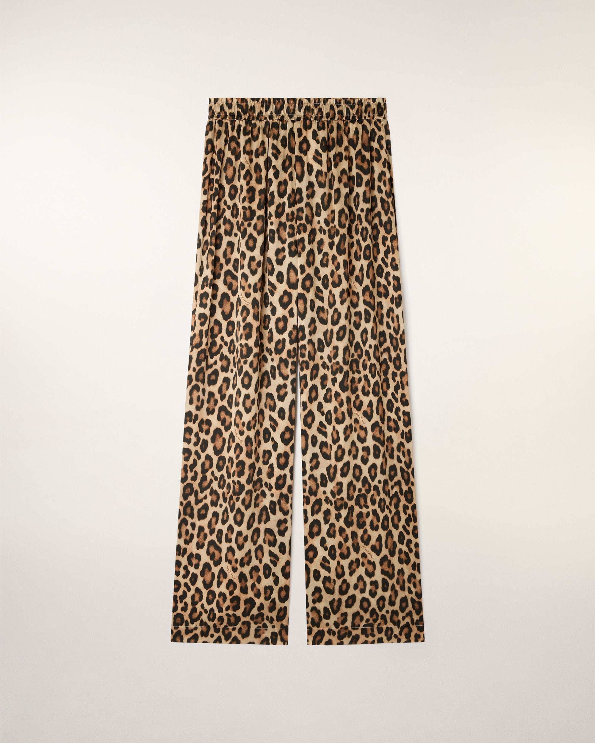 Pantalon Large Leopard