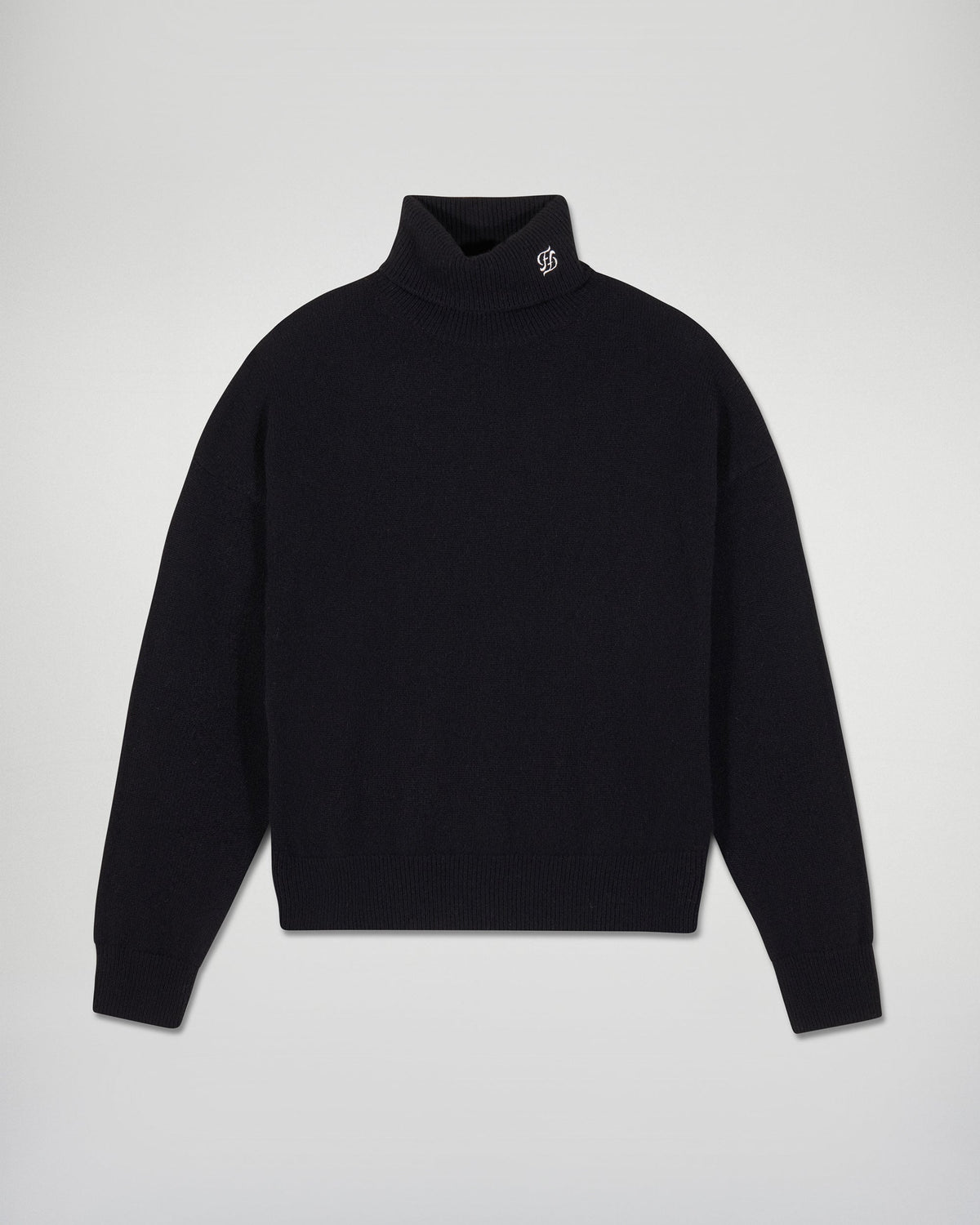 Maglione Collo Alto - Nero - Donna