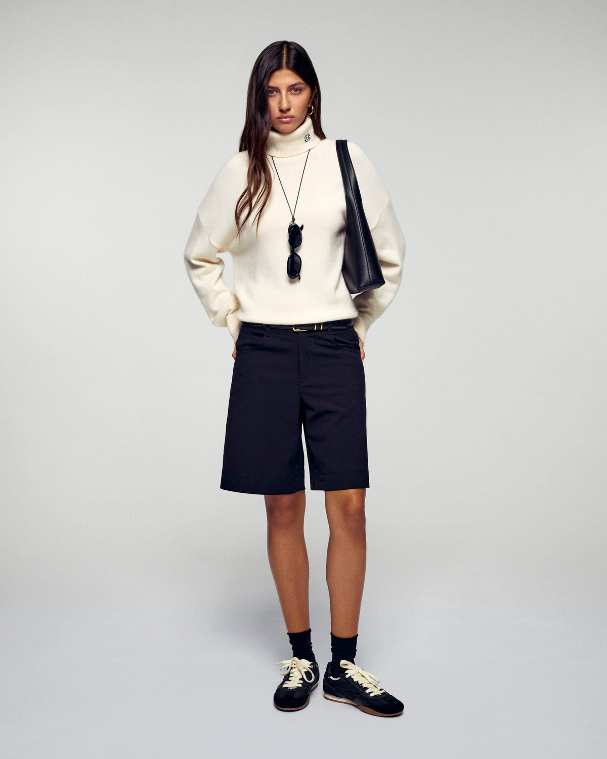 Jersey de cuello alto - Crudo - Mujer