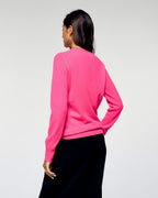 Pull Col Rond - Solar Pink - Femme