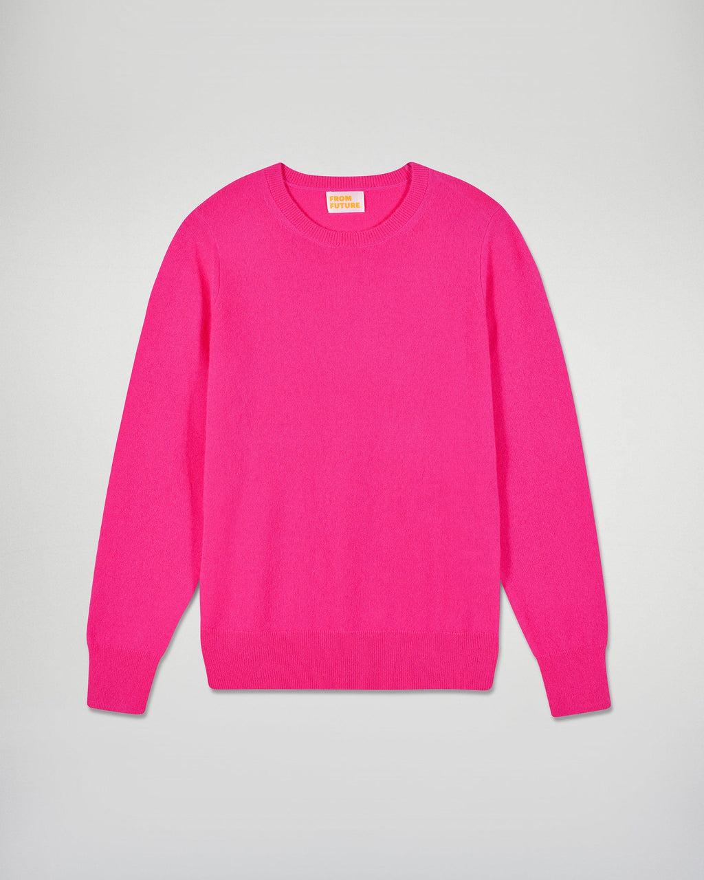 Pull Col Rond - Solar Pink - Femme