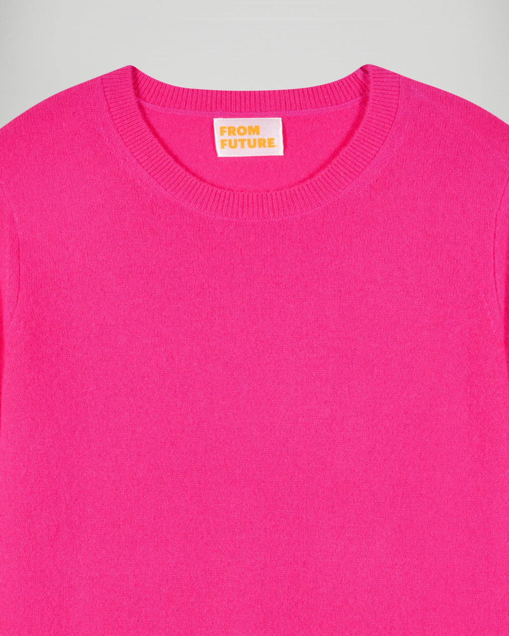 Pull Col Rond - Solar Pink - Femme