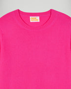 Pull Col Rond - Solar Pink - Femme